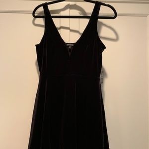 New Express velvet dress